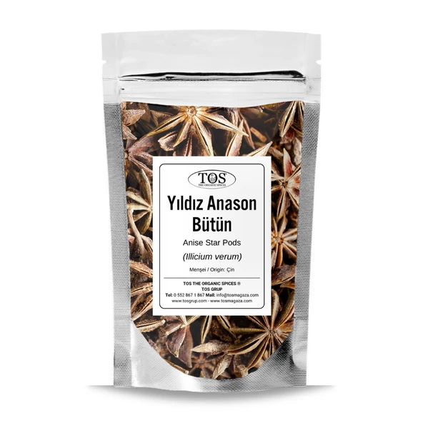 Yıldız Anason Bütün 500 gr (1. Kalite) Illicium verum ürün görseli 1
