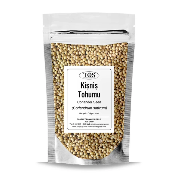 Kişniş Tohumu 500 gr (1. Kalite) Coriandrum sativum ürün görseli 1