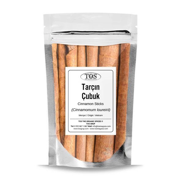 Tarçın Çubuk, Vietnam 500 gr (1. Kalite) Cinnamomum loureirii ürün görseli 1