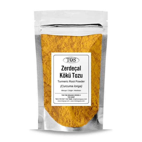 Zerdeçal Kökü Tozu 100 gr (1. Kalite) Curcuma longa ürün görseli 1