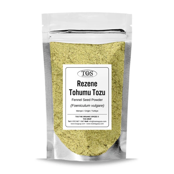 Rezene Tohumu Tozu 250 gr (1. Kalite) Foeniculum vulgare ürün görseli 1