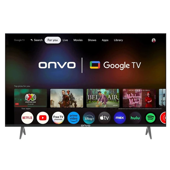 ONVO 55OVF9000UQ 55 inç 140 Ekran Dahili Uydu Alıcılı 4K UHD QLED TV ürün görseli 1