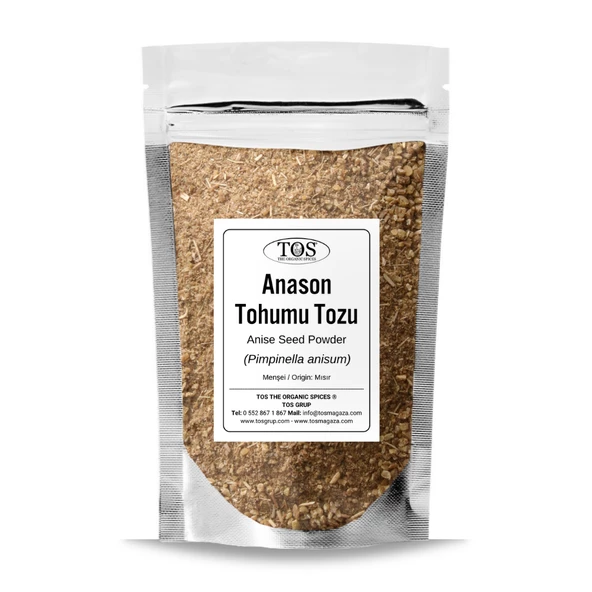 Anason Tohumu Tozu 500 gr (1. Kalite) Pimpinella anisum ürün görseli 1