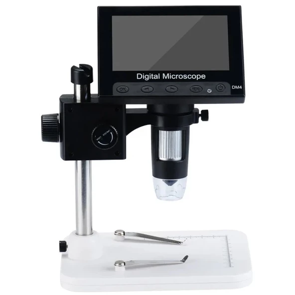 1000 X 2.0MP USB Dijital Elektronik Mikroskop 8 LCD Ekran VGA Büyüteç DM4-S ürün görseli 1