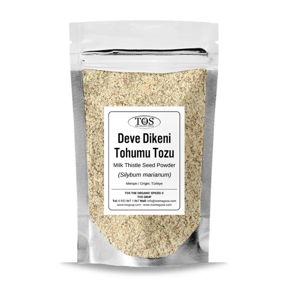 Deve Dikeni Tohumu Tozu 100 gr (1. Kalite) Silybum marianum ürün görseli 1