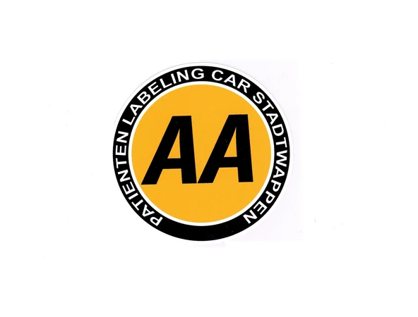 Etiketçilere Özel Sticker Aa Patıenten Labelıng Car Stadtwappen ürün görseli 1