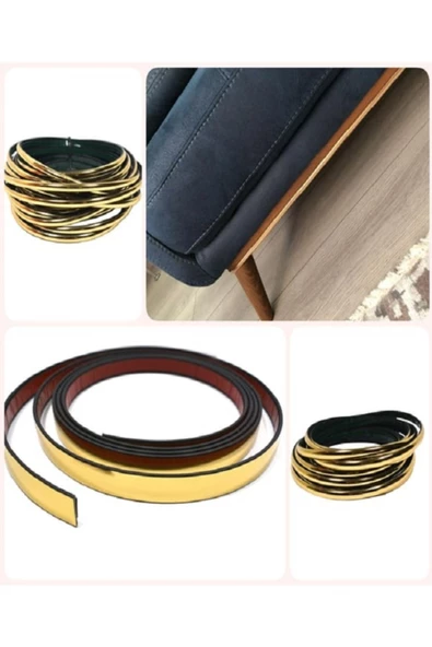 ENZELO Altın Yapışkanlı Şerit 12 Mm 10 Metre Yapışkanlı ürün görseli 1
