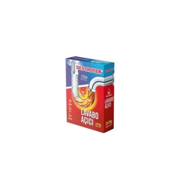 destroyer Lavabo Açıcı 2 x 70 GR ürün görseli 1