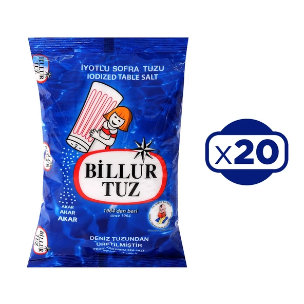 Billur Tuz 750 gr x 20 Adet ürün görseli 1