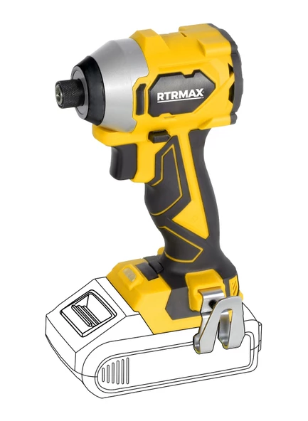 RTRMAX X-LION RTX3050B AKÜLÜ TORKLU VİDALAMA KÖMÜRSÜZ 230Nm Akü ve Şarj Hariç ürün görseli 1