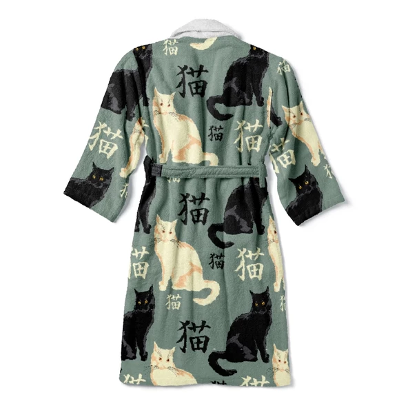 Japon Kediler Bornoz - Resim 2
