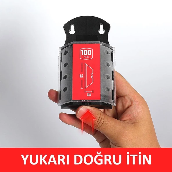 WORKPRO WP213003 100’Lü Rötuş Maket Bıçağı Yedeği - Resim 3