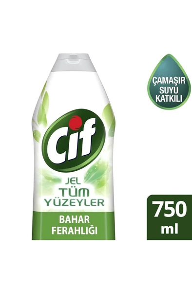 Cif Jel Tüm Yüzeyler Bahar Ferahlığı Yüzey Temizleyici 750 ml ürün görseli 1