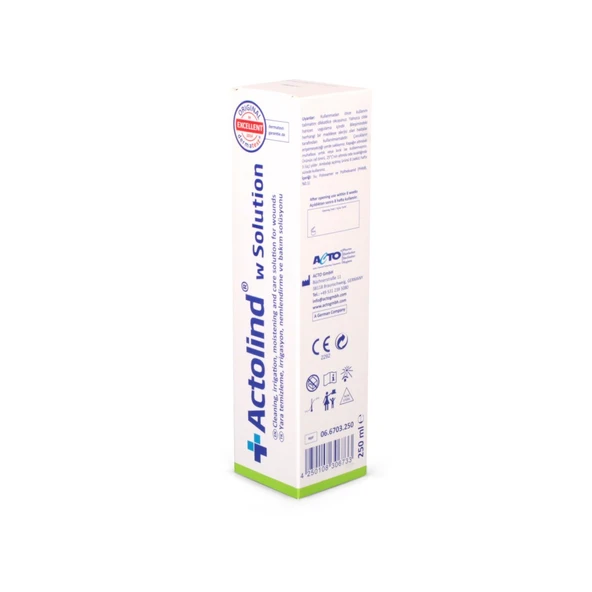 Actolind W Yara Antiseptiği 250 ml - Resim 3