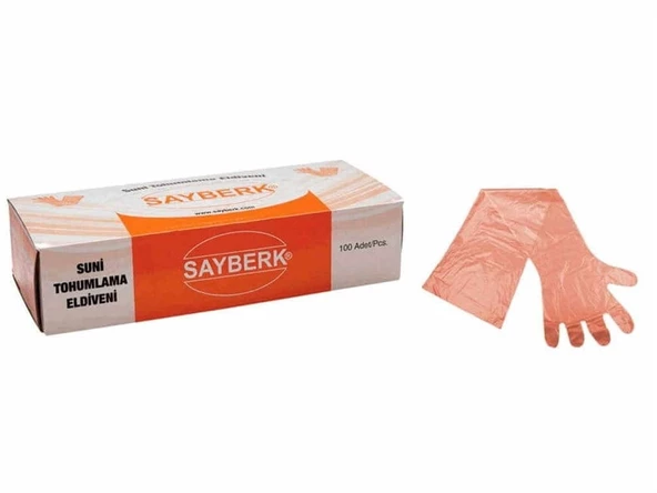 SAYBERK - SUNİ TOHUMLAMA ELDİVENİ LASTİKSİZ 100'LÜ (1 PAKET) ürün görseli 1