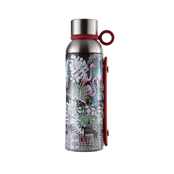 Bugatti Termo Taşıma Kulplu Paslanmaz Çelik La Vılle Desenli Termos 1500Ml BBP-LV1500I3 ürün görseli 1