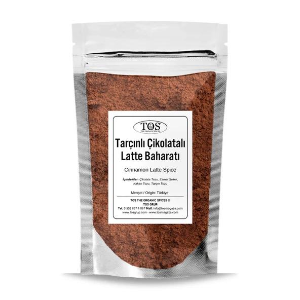 Tarçınlı Çikolatalı Latte Baharatı 100 gr (1. Kalite) ürün görseli 1