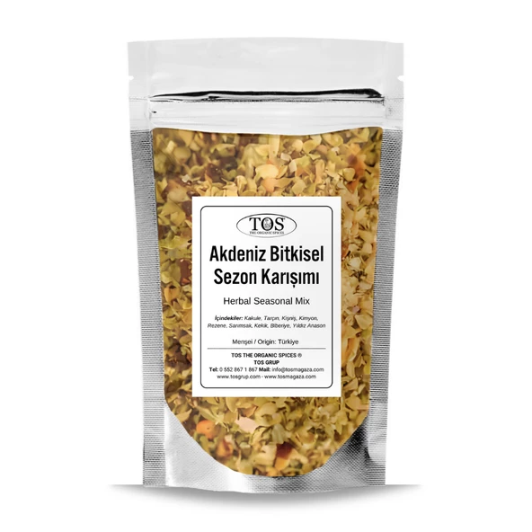 Akdeniz Bitkisel Sezon Karışımı 100 gr (1. Kalite) ürün görseli 1