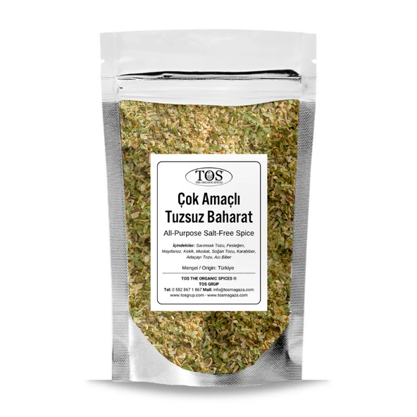 Çok Amaçlı Tuzsuz Baharat Karışımı 100 gr (1. Kalite) ürün görseli 1