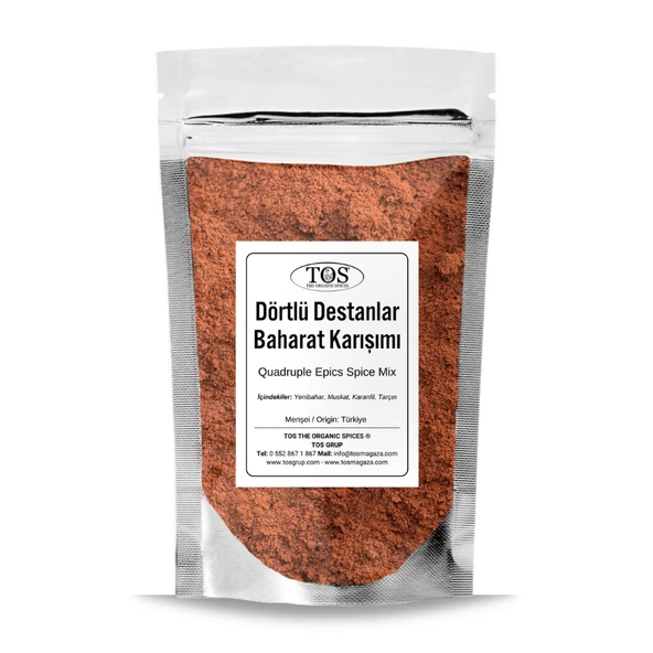 Dörtlü Destanlar Tatlı Baharat Karışımı 100 gr (1. Kalite) ürün görseli 1