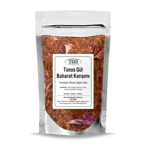 Tunus Gül Baharat Karışımı 100 gr (1. Kalite) ürün görseli 1