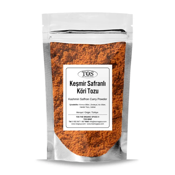 Keşmir Safranlı Köri Tozu 500 gr (1. Kalite) ürün görseli 1
