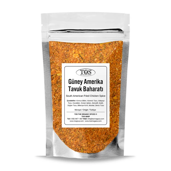 Güney Amerika Kızarmış Tavuk Baharatı 500 gr (1. Kalite) ürün görseli 1