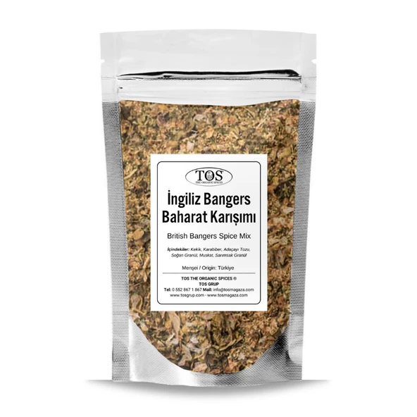 İngiliz Bangers Baharat Karışımı 100 gr (1. Kalite) ürün görseli 1