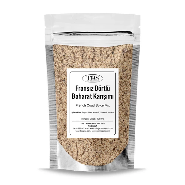 Fransız Dörtlü Baharat Karışımı 100 gr (1. Kalite) ürün görseli 1