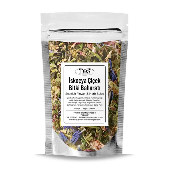 İskoçya Çiçek & Bitki Baharatı 250 gr (1. Kalite) ürün görseli 1