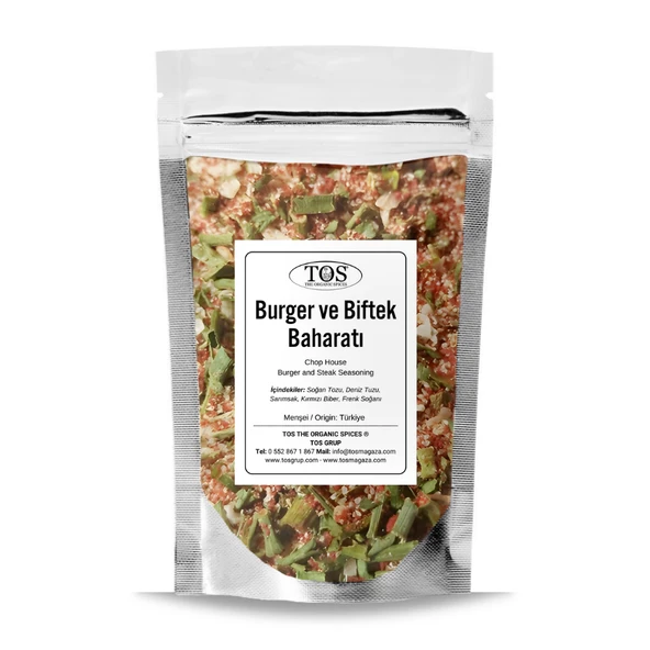 Chop House Burger ve Biftek Baharatı 100 gr (1. Kalite) ürün görseli 1
