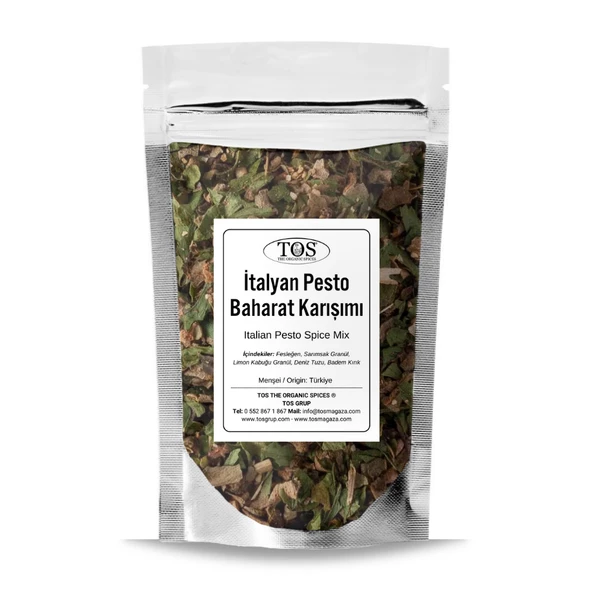 İtalyan Pesto Baharat Karışımı 500 gr (1. Kalite) ürün görseli 1
