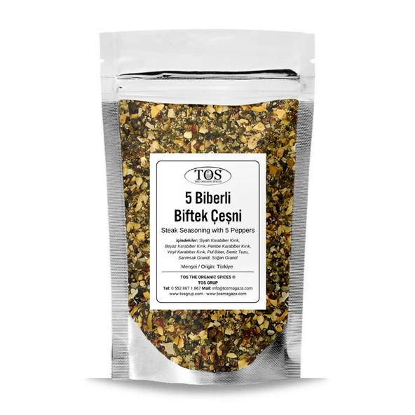5 Biberli Biftek Çeşni 100 gr (1. Kalite) ürün görseli 1