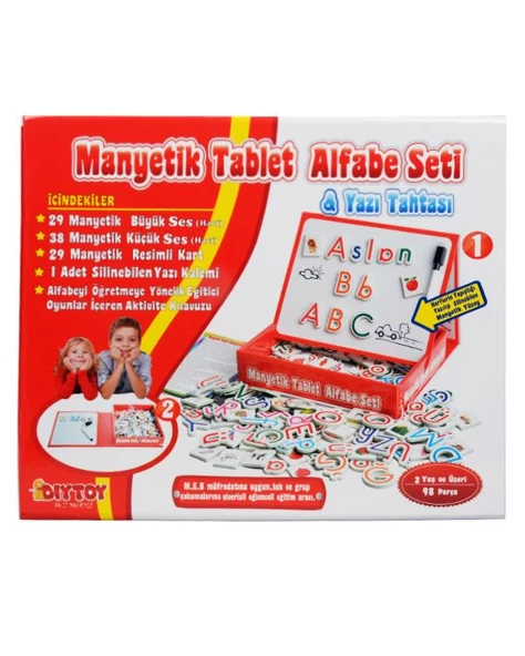 Manyetik Tablet Alfabe Seti ve Yazı Tahtası ürün görseli 1