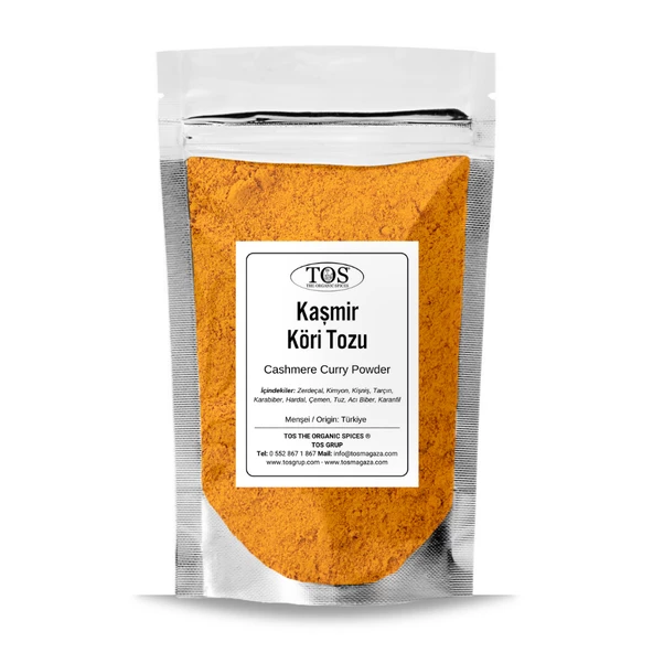 Kaşmir Köri Tozu 250 gr (1. Kalite) ürün görseli 1