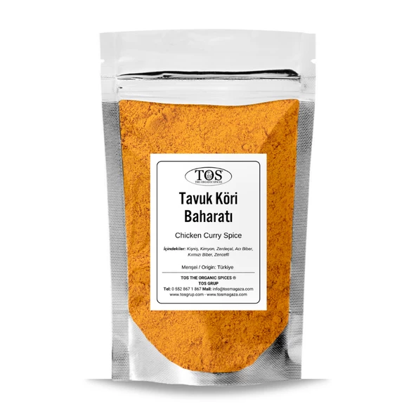 Tavuk Köri Baharatı 250 gr (1. Kalite) ürün görseli 1