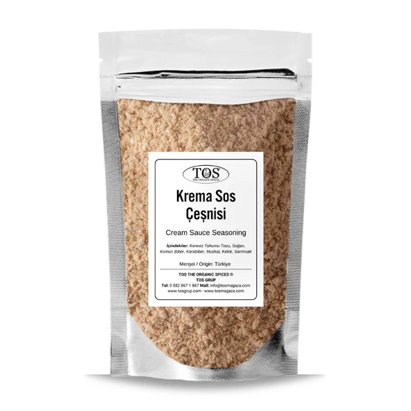 Krema Sos Çeşnisi 100 gr (1. Kalite) ürün görseli 1