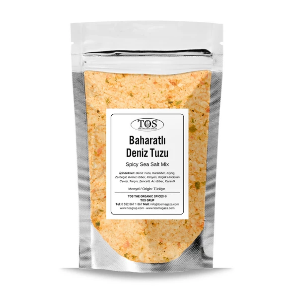 Baharatlı Deniz Tuzu Karışımı 250 gr (1. Kalite) ürün görseli 1