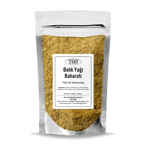 Balık Yağı Baharatı 100 gr (1. Kalite) ürün görseli 1