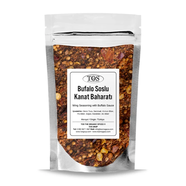 Bufalo Soslu Kanat Baharatı 500 gr (1. Kalite) ürün görseli 1