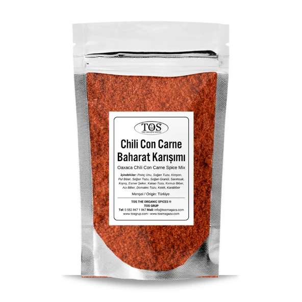 Oaxaca Chili Con Carne Baharat Karışımı 500 gr (1. Kalite) ürün görseli 1