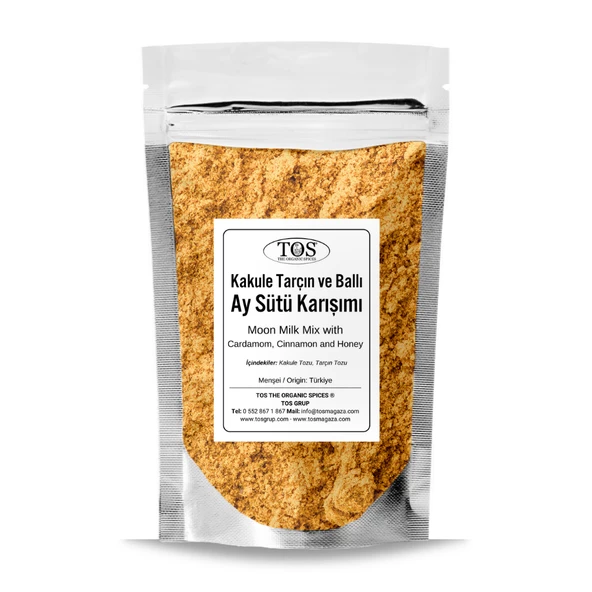 Kakule Tarçın ve Ballı Ay Sütü Karışımı 250 gr (1. Kalite) ürün görseli 1