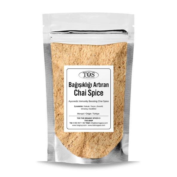 Ayurveda Bağışıklığı Artıran Chai Spice 500 gr (1. Kalite) ürün görseli 1