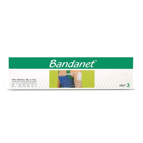 Bandanet 3 No File Bandaj - Üst Kol - Resim 3