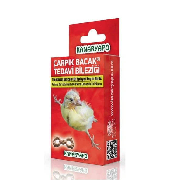 Kanaryapoo Kanarya Çarpık Bacak Bileziği 10'lu Paket ürün görseli 1