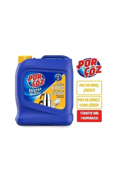 Porçöz Kireç ve Pas Çözücü 4 LT ürün görseli 1