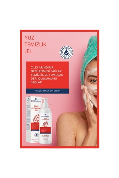 DERMAVİA Laktik Asit Yüz Yıkama Jeli 200 ml ürün görseli 1