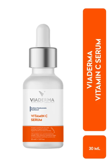 VİADERMA Aydınlatıcı Leke Karşıtı Vitamin C Serumu 30 Ml Parlak Dayanıklı Görünüm %10 Vitamin C ürün görseli 1