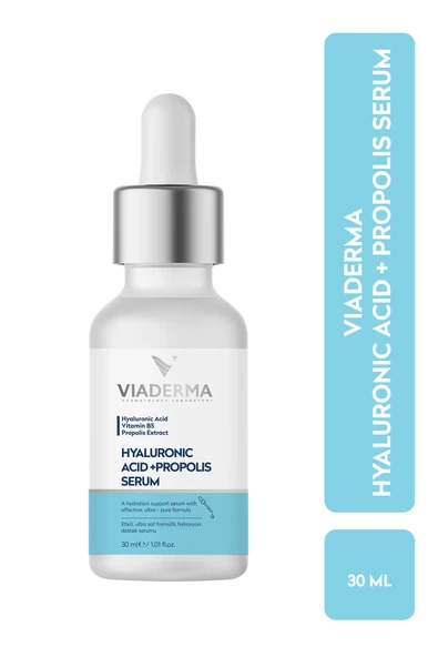 VİADERMA Yoğun Nemlendirici Canlandırıcı Hyalüronik Asit Propolis Serum 30 ml ürün görseli 1