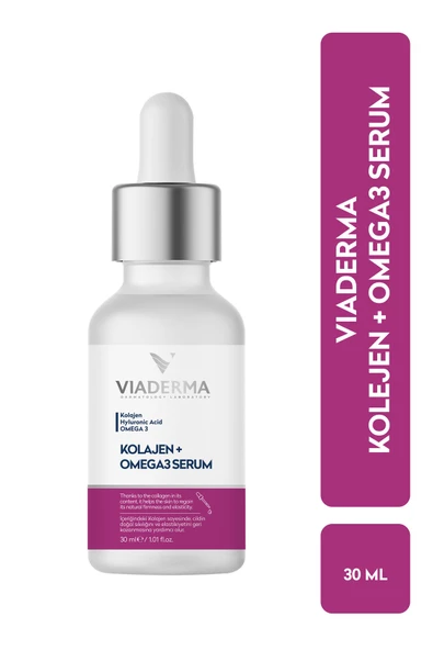 VİADERMA Kolajen & Omega3 Kırışıklık Karşıtı Serum 30 ml Genç Görünüm Cildi Besler ürün görseli 1